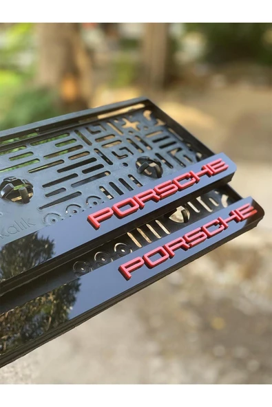 5d Porsche Kabartma Model Pleksi Plakalık ürün görseli 1
