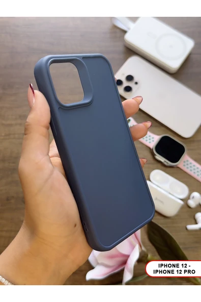 iPhone 12 / 12 Pro Uyumlu Kamera Korumalı Darbeye Dayanıklı Renk Atmayan Keep Silikon Kılıf ürün görseli 1