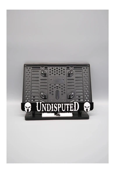 Undısputed 3D Kabartmalı Pleksi Motor Plakalığ ürün görseli 1