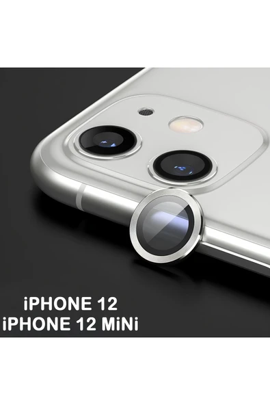 iPhone 12 Uyumlu Safir Lens Çizilmez Dayanıklı Kamera Koruyucu ürün görseli 1