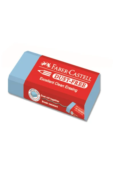 Faber Castell Faber-castell Dust-free Renkli Silgi (mavi) ürün görseli 1