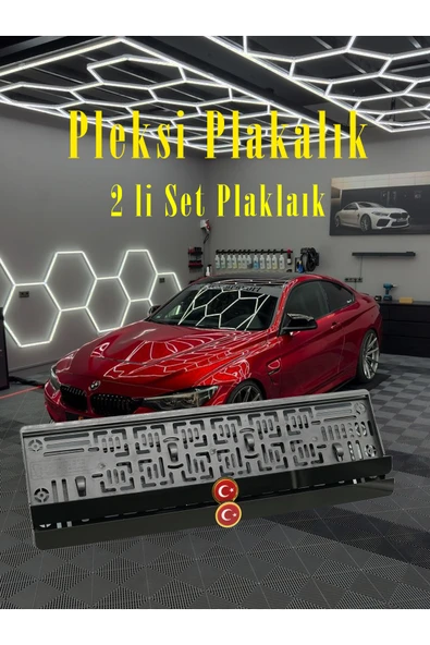 Ayyıldız Bayraklı Pleksi Takmatik Plakalık ürün görseli 1
