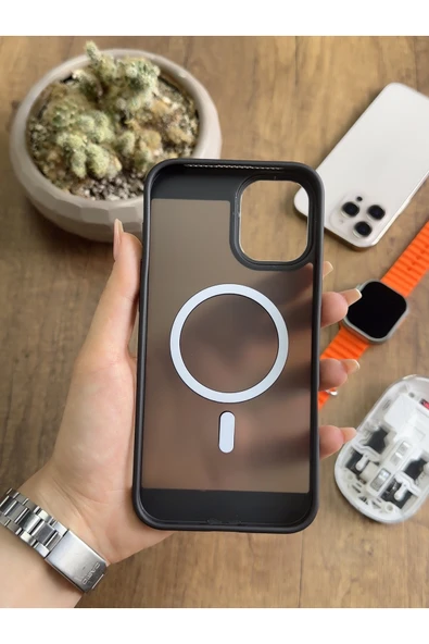 iPhone 16 Plus MagSafe Uyumlu Silikon Kılıf Soocase635 ürün görseli 1