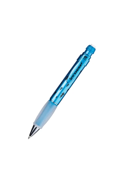 Serve DEEP ŞİMŞEK DESENLİ MEKANİK VERSATİL KALEM 0.7mm METALİK MAVİ ürün görseli 1