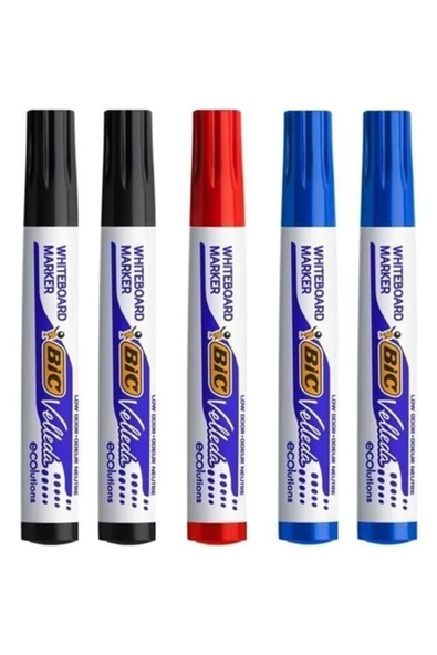 Bic Velleda Tahta Kalemi 5'li ürün görseli 1