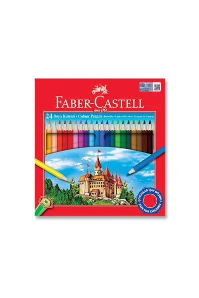 Faber Castell Redlıne Tam Boy 24'lü Kuru Boya ürün görseli 1