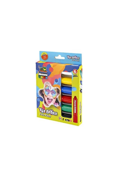 Nova Color Nc-212 Yüz Boyası 6’Lı ürün görseli 1