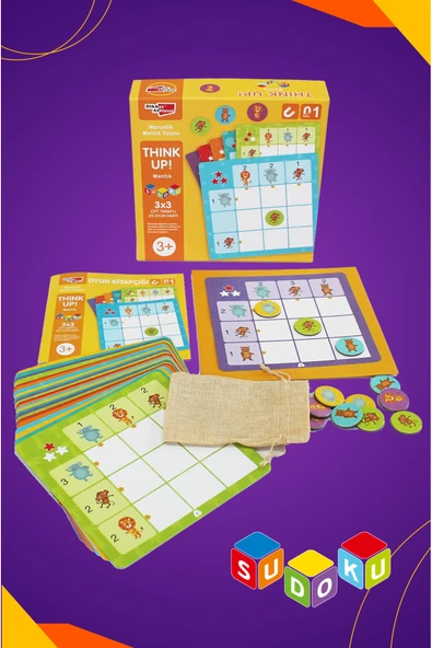 dikkat atölyesi Levelup! 1 - Thinkup! Mantık Sudoku Kolektif ürün görseli 1