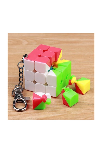 NoEnName_Null Mini 3X3X3 Sihirli Hız Küp Anahtarlık 35Mm Bulmaca ürün görseli 1