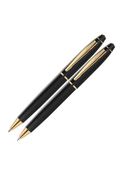 Scrikss Elagance 88 Tükenmez Kalem + Versatil Kalem 0.7mm Ikili Set Mat Siyah ürün görseli 1
