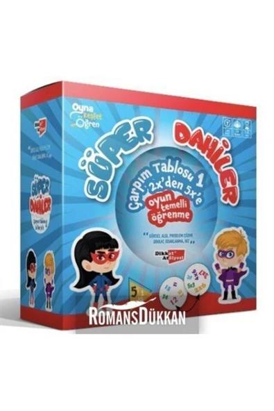 Dikkat Atölyesi Yayınları Süper Dahiler 1 Çarpım Tablosu 2'de ürün görseli 1