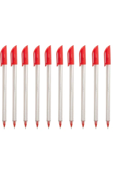 Bigpoint Tükenmez Kalem Polo 0.7mm Kırmızı 10'lu Set ürün görseli 1