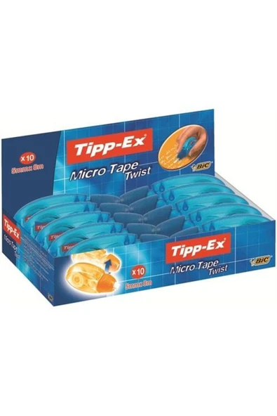 Tipp-Ex Micro Tape Twist Şerit Daksil 10 Lu 8706151 (1 Paket 10 Adet) ürün görseli 1