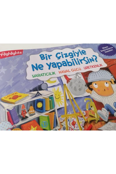 Dikkat Atölyesi Yayınları Bilsem Resim Sınavı Hazırlık Bir Çizgiyle Ne Yapabilirsin? ürün görseli 1