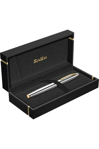 Scrikss Noble 35 Roller Kalem Krom Altın - Resim 7