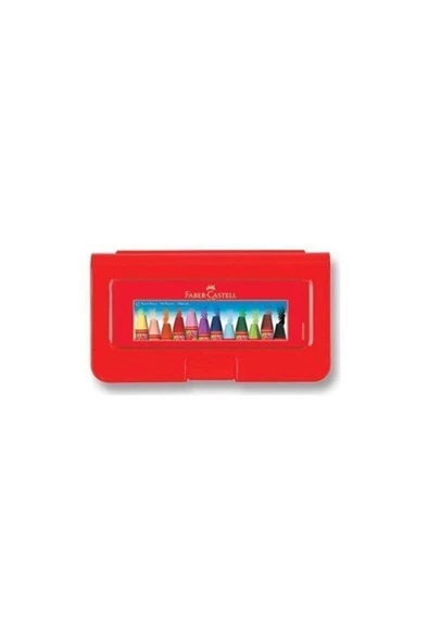 Faber Castell Faber-castell Altıgen Pastel Plastik Kutu 12'li Pastel Boya ürün görseli 1