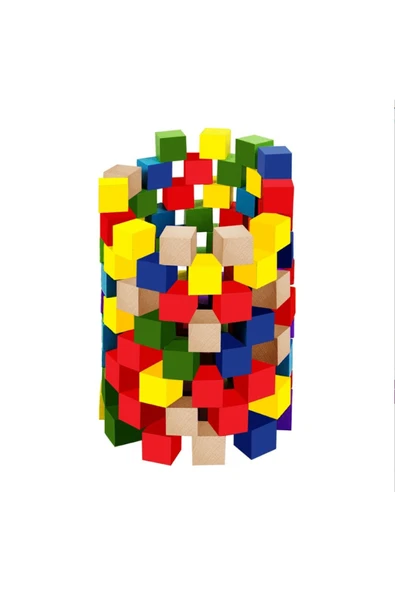 Playwoood Ahşap Sihirli Küpler 100 Parça 36M+ ürün görseli 1