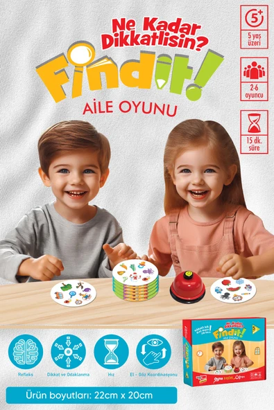 Dikkat Atölyesi Yayınları Findit! Ne Kadar Dikkatlisin? ürün görseli 1
