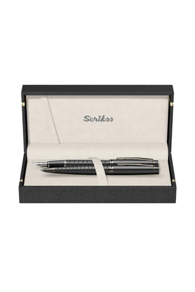 Scrikss Scrıkss Dolmakalem+tükenmez 38 Mat Siyah Set ürün görseli 1