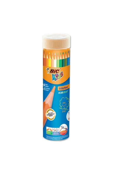 Bic Evolution Kuru Boya Kalemi 24+1 Renk Metal Tüp (958190) ürün görseli 1