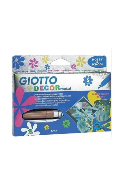 City Gross Giotto Decor Metalik Boya Okul Paketi ürün görseli 1