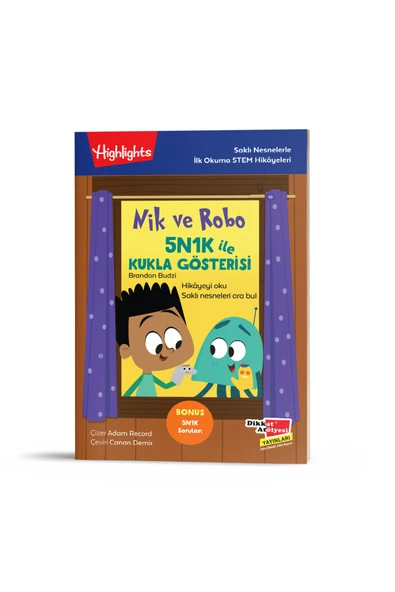 Dikkat Atölyesi Yayınları Nik Ve Robo 5n1k Ile Kukla Gösterisi ürün görseli 1