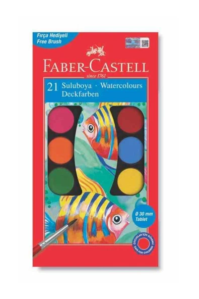Faber Castell Sulu Boya 21'li Büyük Boy ürün görseli 1