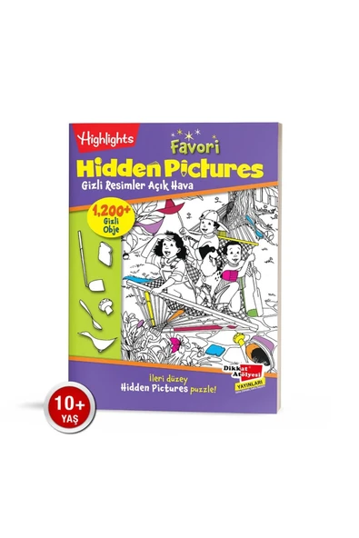Dikkat Atölyesi Yayınları Favori Hidden Pictures - Açık Hava Puzzle (Tek Kitap) ürün görseli 1