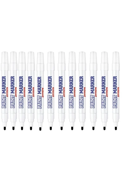 Bigpoint Paint Marker Kalem 2-4,9 Mm Siyah - Black 12'li Set ürün görseli 1