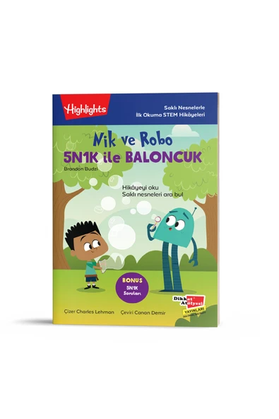 Dikkat Atölyesi Yayınları Nik Ve Robo 5n1k Ile Baloncuk ürün görseli 1