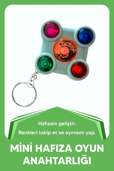 Dikkat Atölyesi Yayınları Hafıza oyunu Anahtarlık ürün görseli 1