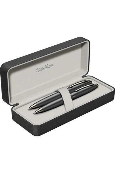 Scrikss WizDesign 88 TÜKENMEZKALEM + VERSATİL SET MAT SİYAH (ÖMÜR BOYU GARANTİLİ-LÜKS KUTULU-KİŞİYE ÖZEL) ürün görseli 1