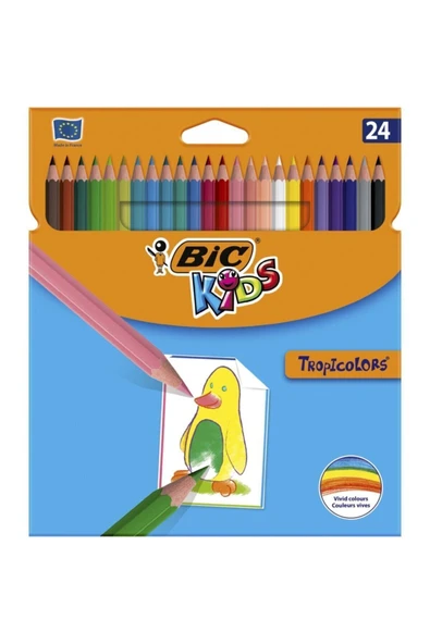 Bic Kids Tropicolors 24 Lü Kuru Boya ürün görseli 1