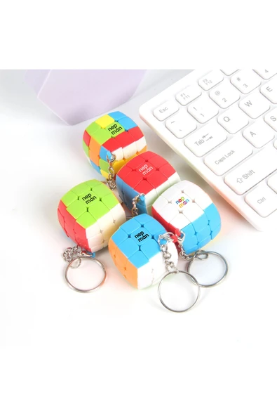 markatrend Nepman 3x3 Rubik Küp Anahtarlık Zeka Sabır Küpü Eğitici Öğretici Oyuncak ürün görseli 1
