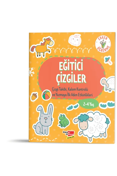 Dikkat Atölyesi Yayınları Eğitici Çizgiler (YAZ-SİL) ürün görseli 1