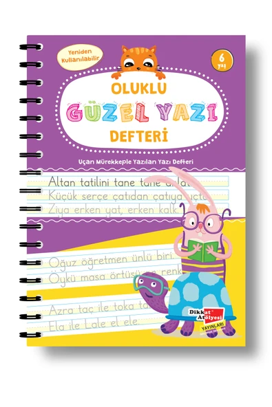 Dikkat Atölyesi Yayınları Oluklu Güzel Yazı Defteri ürün görseli 1