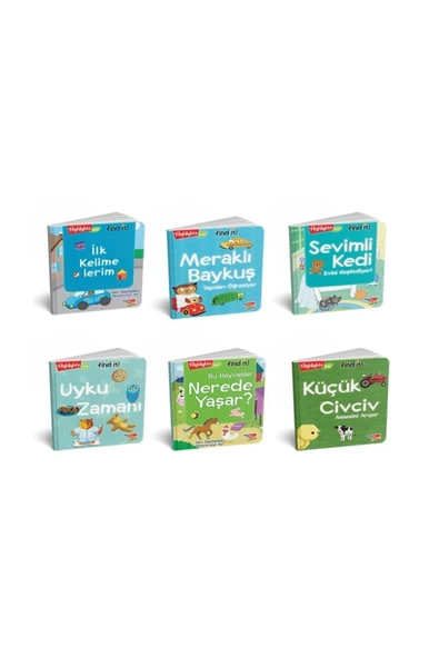Dikkat Atölyesi Yayınları 0-3 Yaş Baby Find It! Bebek Kitapları ürün görseli 1