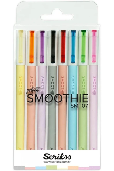 Scrikss Smoothie 8'li Jel Kalem Set ürün görseli 1