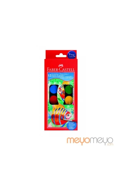 Faber Castell Sulu Boya Küçük Boy (12 Renk) ürün görseli 1