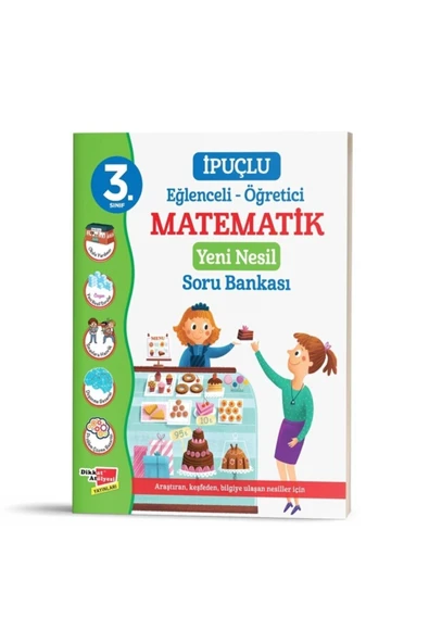 Dikkat Atölyesi Yayınları 3.sınıf Ipuçlu Matematik Yeni Nesil Soru Bankası ürün görseli 1