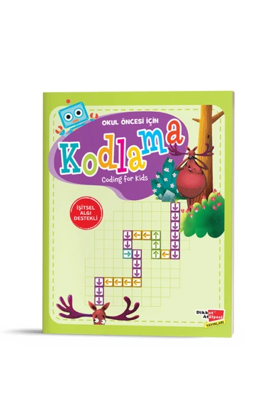 Dikkat Atölyesi Yayınları Okul Öncesi 4-6 Yaş Için Kodlama Kitabı ürün görseli 1