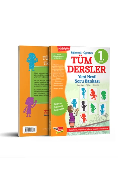 Dikkat Atölyesi Yayınları 1. Sınıf Tüm Dersler Yeni Müfredat Yeni Nesil Soru Bankası ürün görseli 1