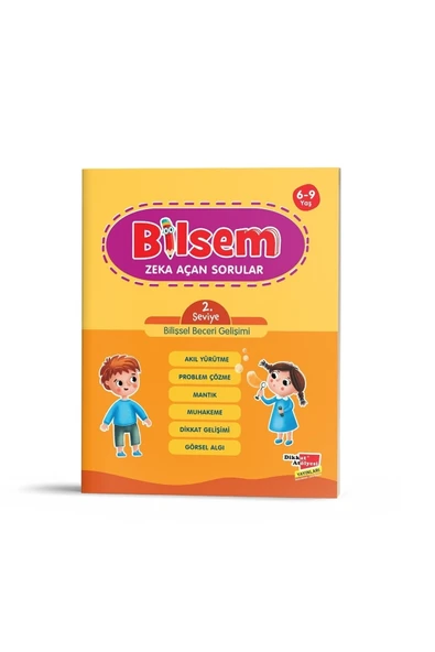 Dikkat Atölyesi Yayınları Bilsem Sınavı Hazırlık Zeka Açan Sorular 2. Seviye Bilişsel Beceri Gelişimi ürün görseli 1