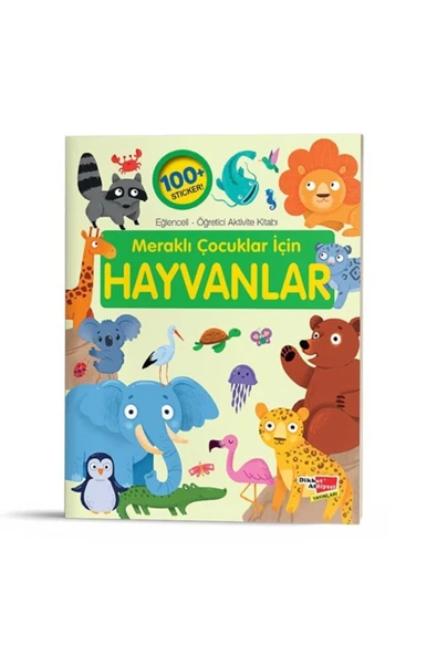 Dikkat Atölyesi Yayınları Meraklı Çocuklar Için Hayvanlar Eğlenceli-öğretici Aktiviteler ürün görseli 1