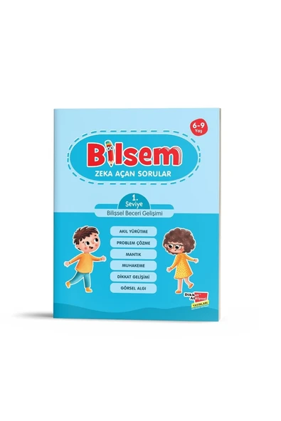 Dikkat Atölyesi Yayınları Bilsem Bilsem Sınavı Hazırlık Zeka Açan Sorular 1. Seviye Bilişsel Beceri Gelişimi ürün görseli 1