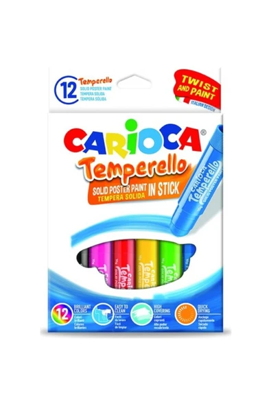 carioca Temperello Stick Poster Boyama Kalemi 12’Li ürün görseli 1