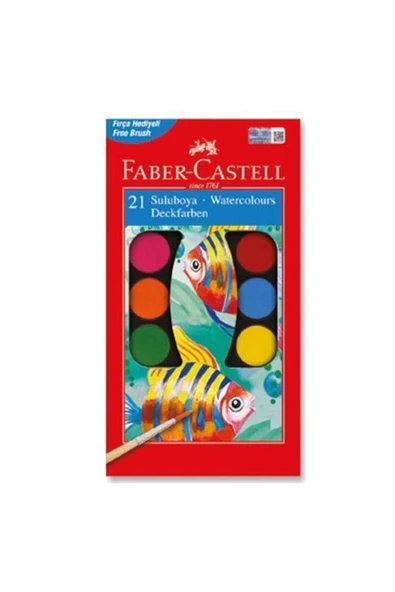 Faber Castell Fc Sulu Boya Büyük Boy 21 Renk ürün görseli 1