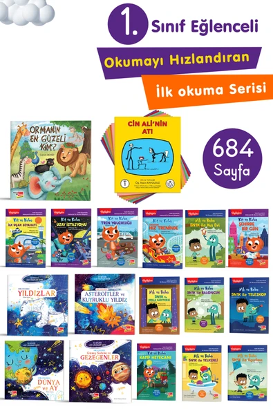 Dikkat Atölyesi Yayınları 1. Sınıf İlk Okuma, Okuduğunu Anlama, Hızlı Okuma Serisi ürün görseli 1