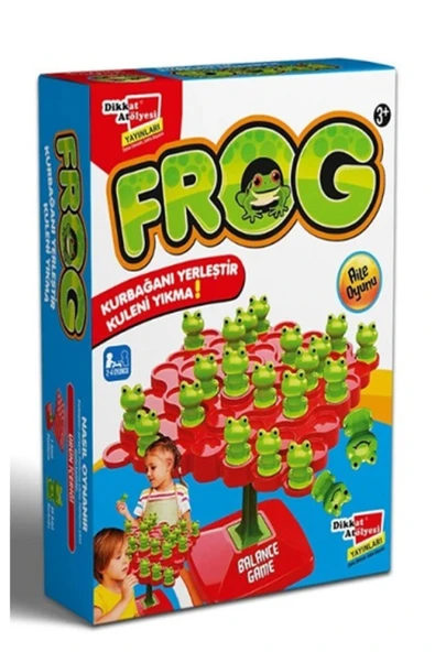 Dikkat Atölyesi Yayınları Frog Kurbağa Denge Oyunu Kitabı Canan Demir Dikkat Atölyesi Yayınları Kitapları Debir Yayınları ürün görseli 1
