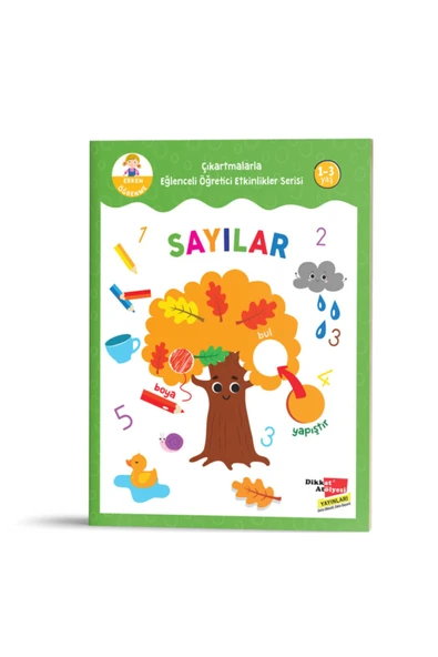 Dikkat Atölyesi Yayınları Sayılar - Çıkartmalarla Eğlenceli Öğretici Etkinlikler Serisi ürün görseli 1